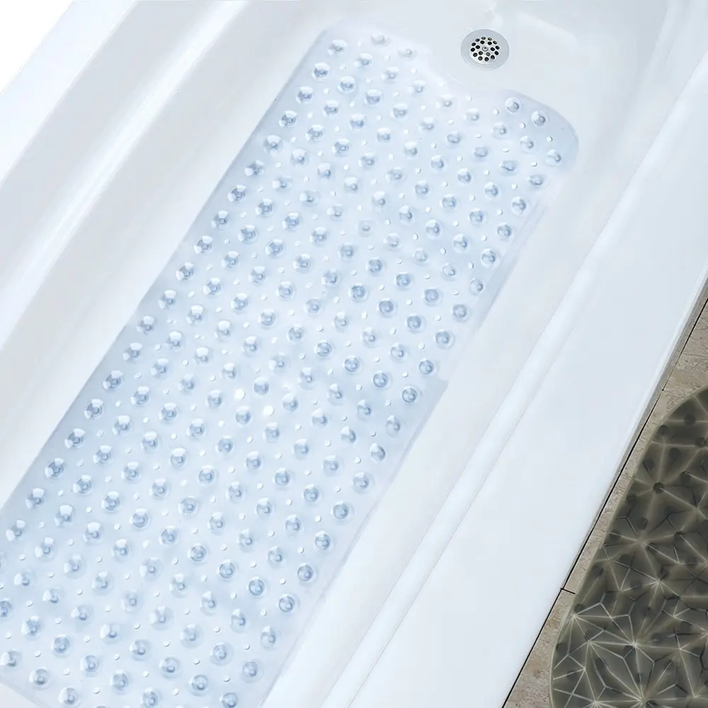 

Bathroom Mat Large Bathtub Non-Slip Floor Mats Anti-bacterial Antiskid Bath Mats With Suction Cups Superior Shower Mat