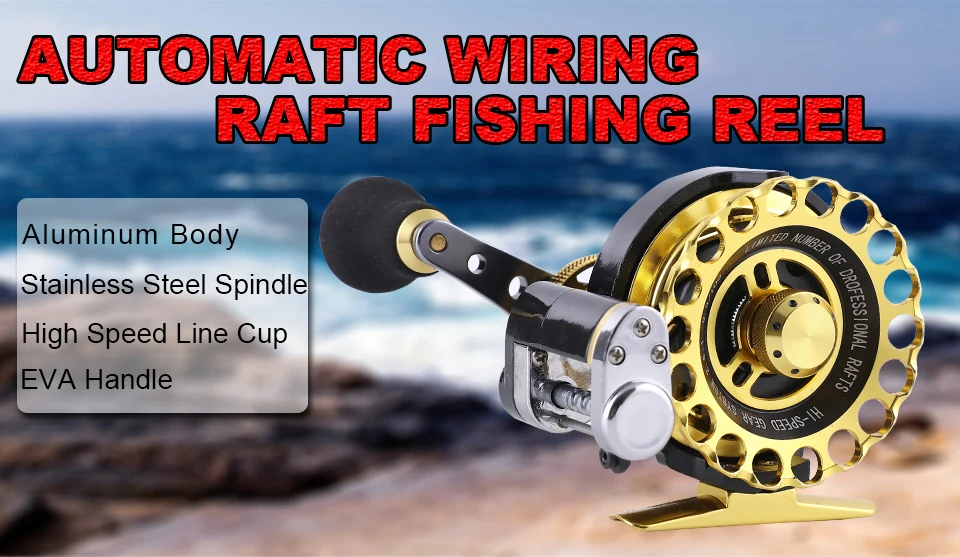 GLUREE Full Metal Fishing Rafts Saltwater Fly Fishing Reel 10+1BB 2.61LeftRight Hand Optional Bait Casting Ice Fish Wheel (7)