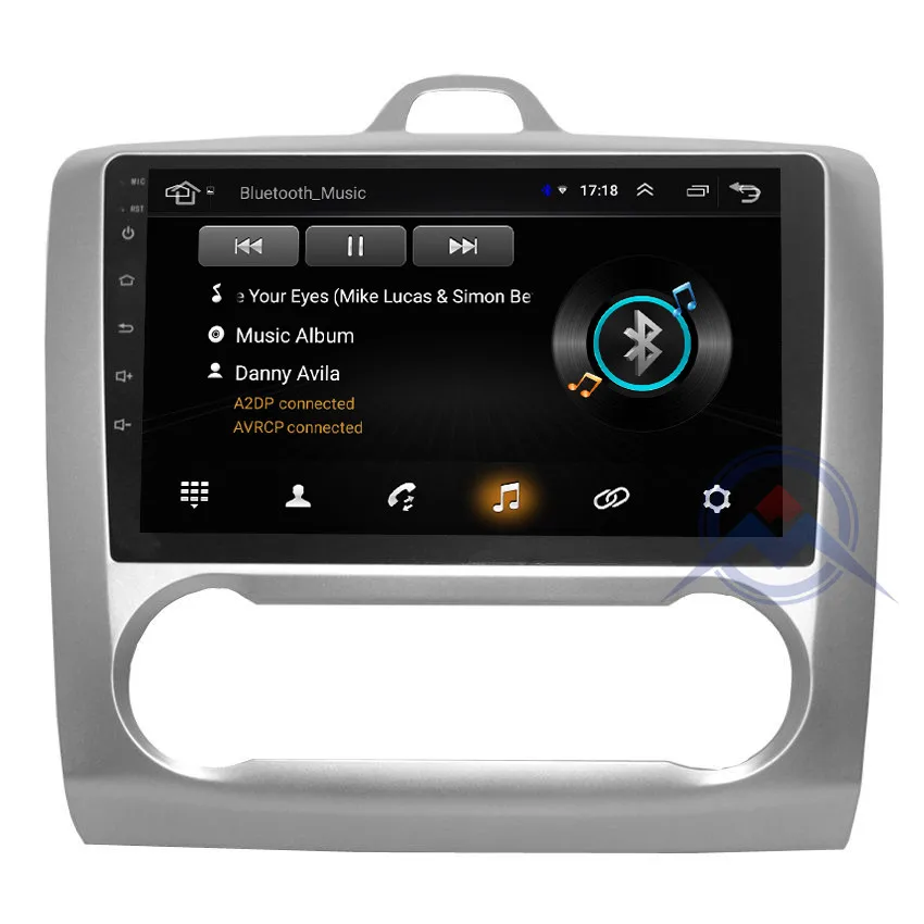 Excellent ZOHANAVI 2.5D Screen Android Car radio multimedia player For Ford Focus 2004 2006 2007 2008 2009 2011 DVD GPS Navigation 5