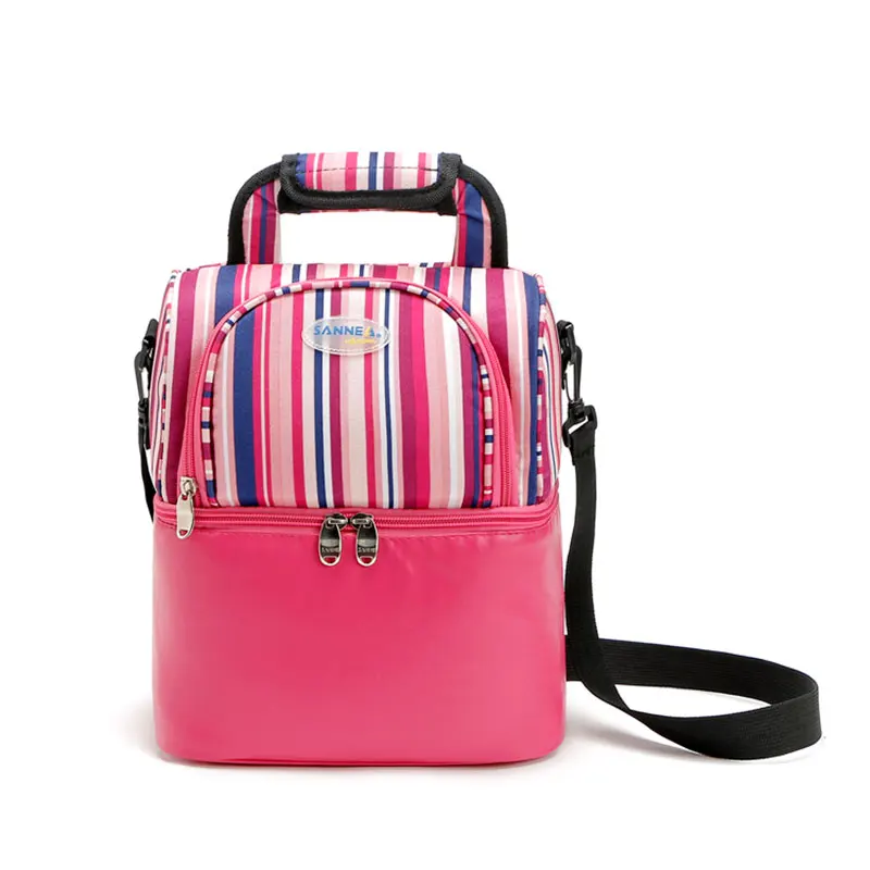 9L Oxford Thermal Pearl Cotton Lunch Bags for Kids Food...