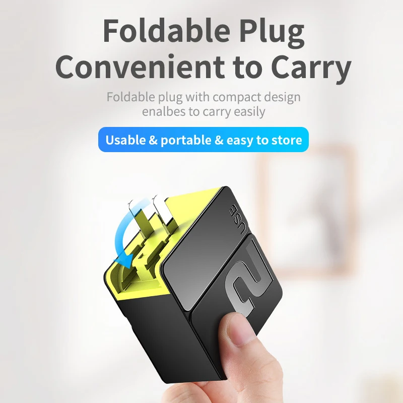 Универсальное зарядное устройство Rock 18 вт USB тип c быстрая зарядка QC3.0 PD адаптер