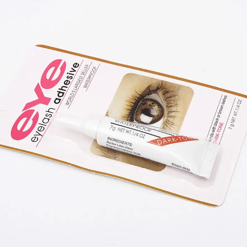 

1Pc 7g Black/White Practical Waterproof False Fake Eyelashes Extension Adhesive Glue Beauty Make Cosmetic Tool