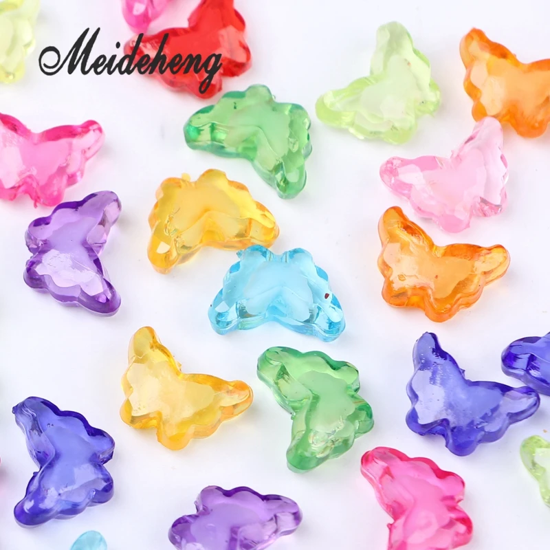 

70pc/bag Acrylic Transparent Beads For Needlework Spacer Beads For Jewelry Making Internal Bead Jewelry Accessoires Wholesale