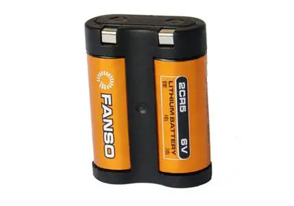 

1PCS 2CR5/ CR-P2 / CR123A FANSO Disposable Lithium Manganese Battery Battery Camera Equipment