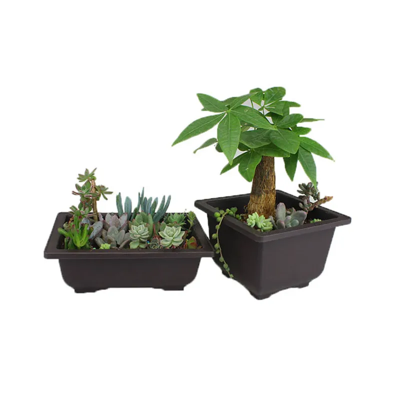 Succulents Flower Pot Imitation Plastic Balcony Bonsai Basin Garden Organizer