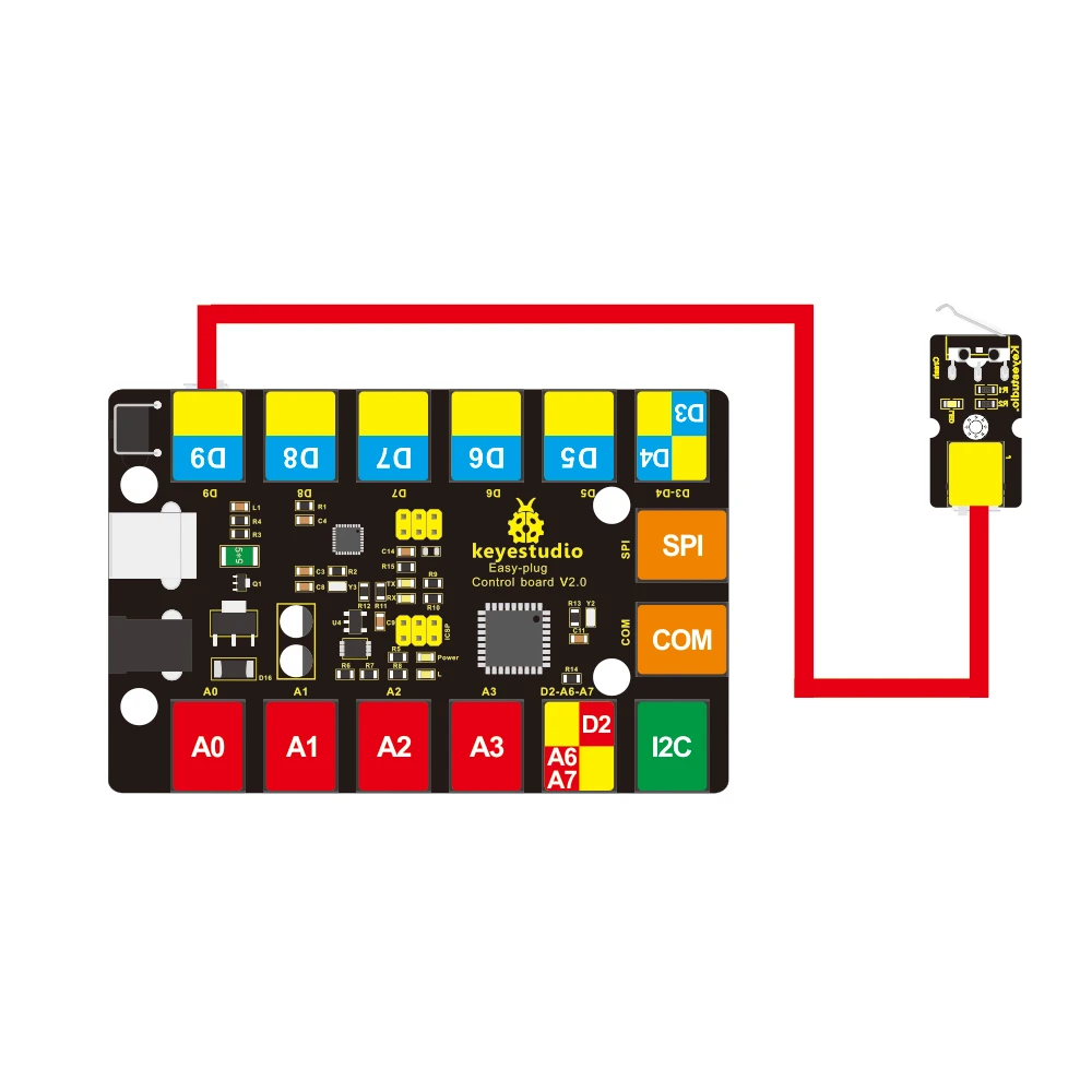 Keyestudio RJ11 легко столкновения авария Сенсор модуль для Arduino пара