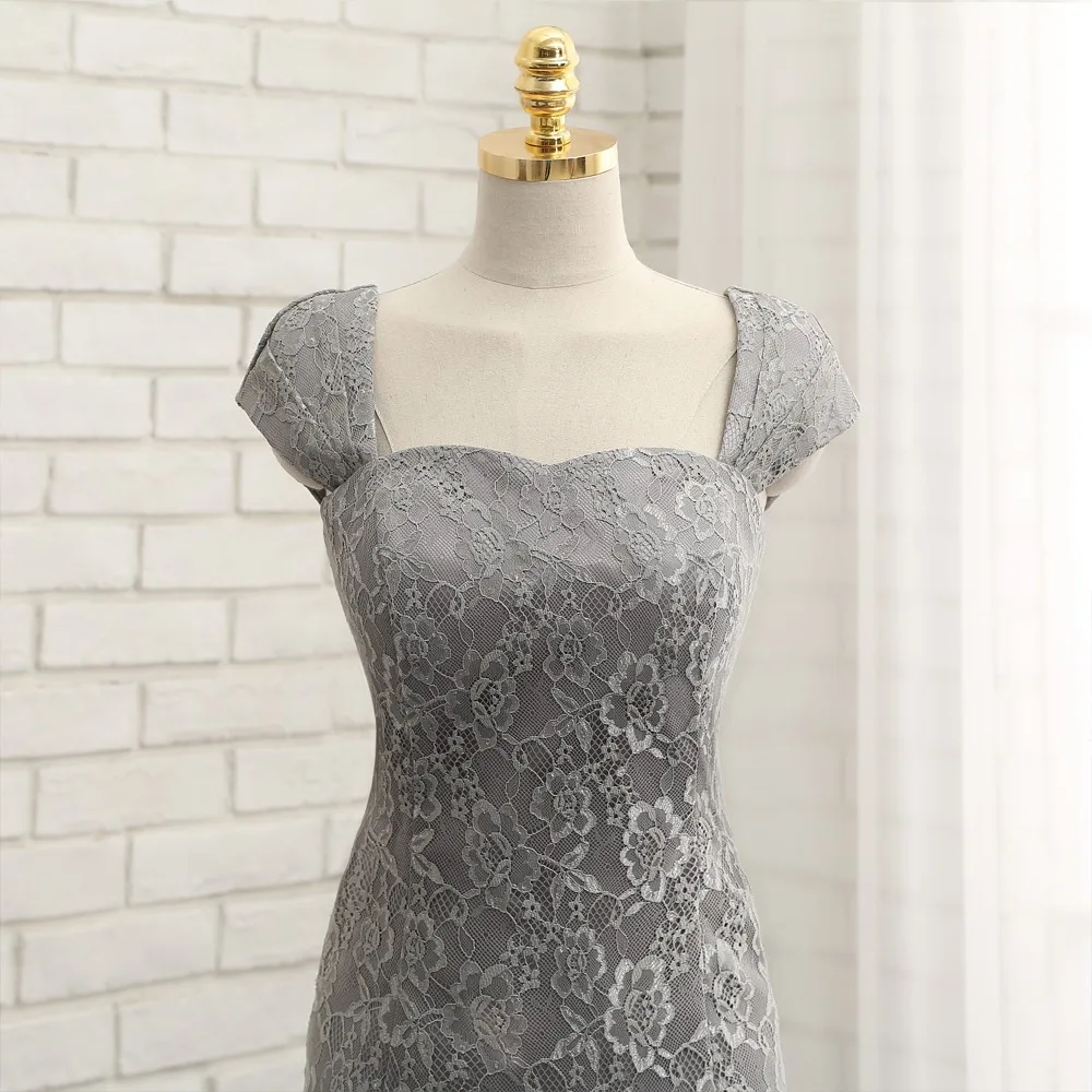 mangas cinza chiffon renda com jaqueta vestidos