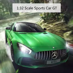 1:32 Сплав BENZ AMG GT GTR отступить литья под давлением модель автомобиля со звуком свет игрушка транспортных средств игрушки для детей