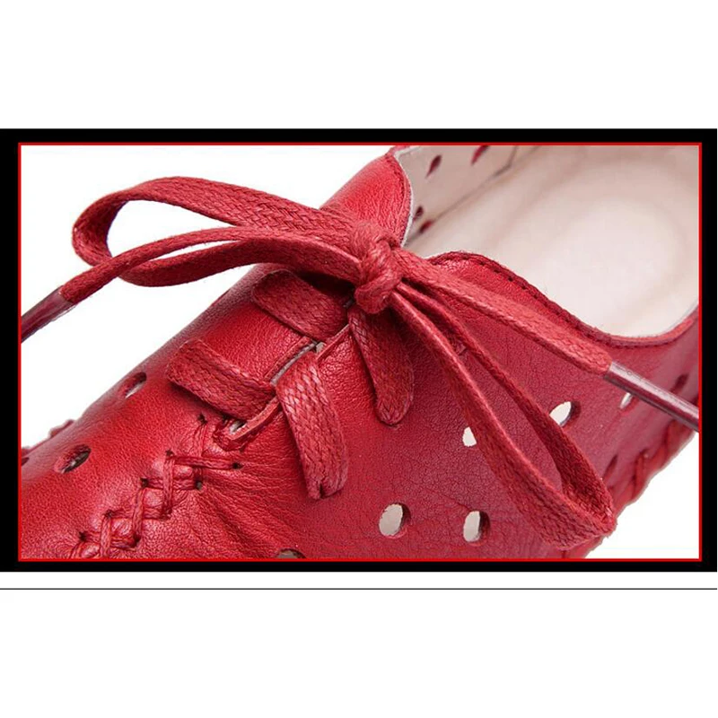 Г., новые модные летние туфли из натуральной кожи женская обувь женские туфли на плоской подошве, удобная обувь ручной работы для беременных