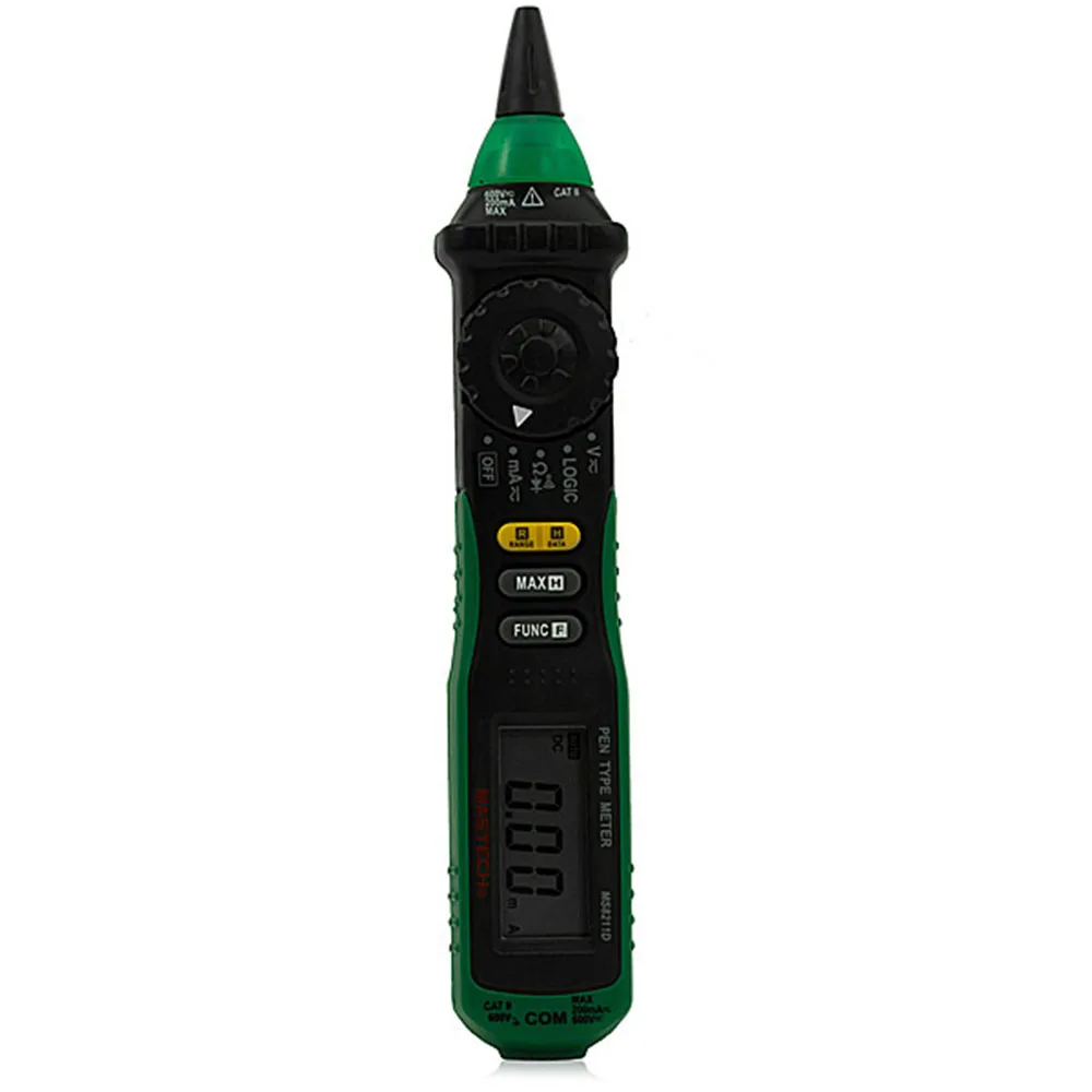 

MASTECH MS8211 Digital Multimeter Pen-type Auto Range DMM AC DC Voltmeter Ohmmeter with NCV / Logic Test with Carrying Bag