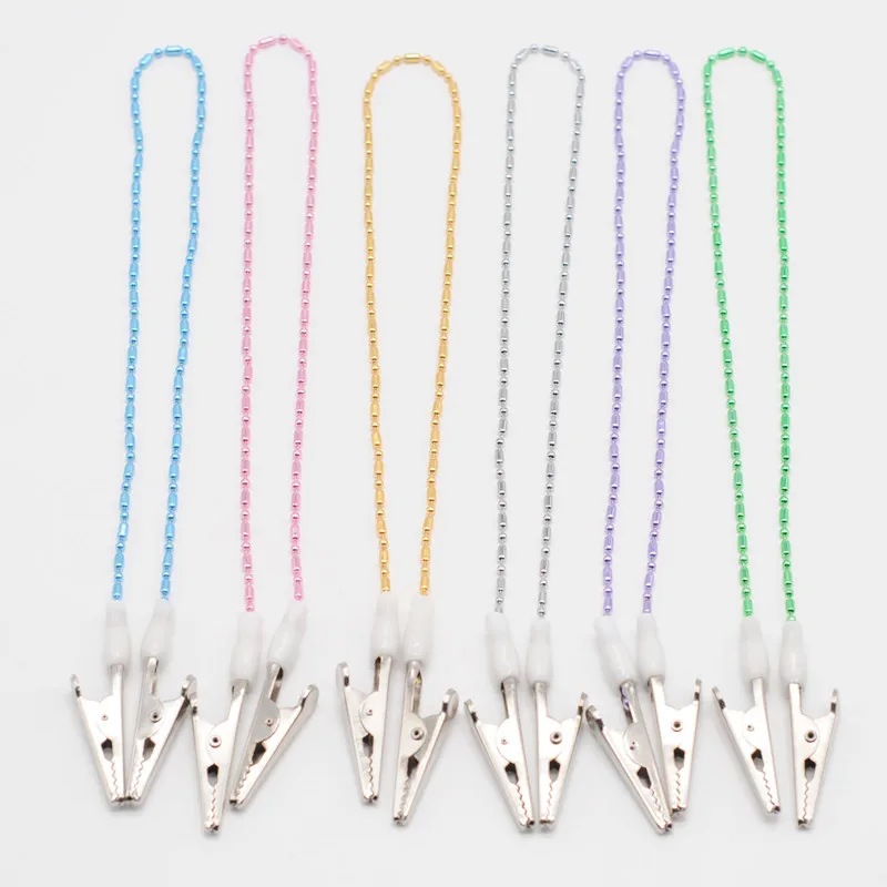 

Dentist Disposable Scarves Aprons Pad Bib Clip Beads Clip Iron/Stainless Steel For Dental Clinic