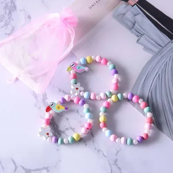 3pcs Cute Animal Flower Cartoon Flower Children’s sweater bracelet for children gift cp2650