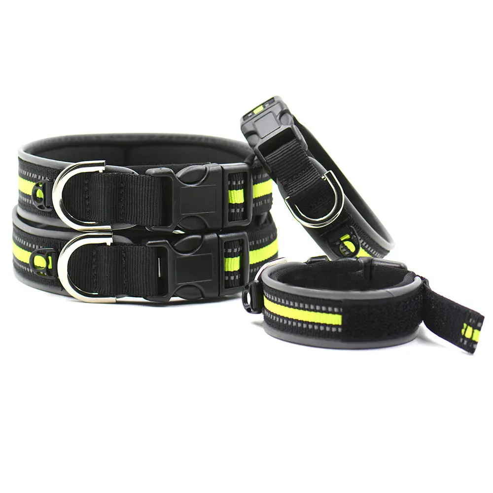 Светоотражающий нейлоновый ошейник для собак и кошек|dog collar reflective|dog collarpet dog |