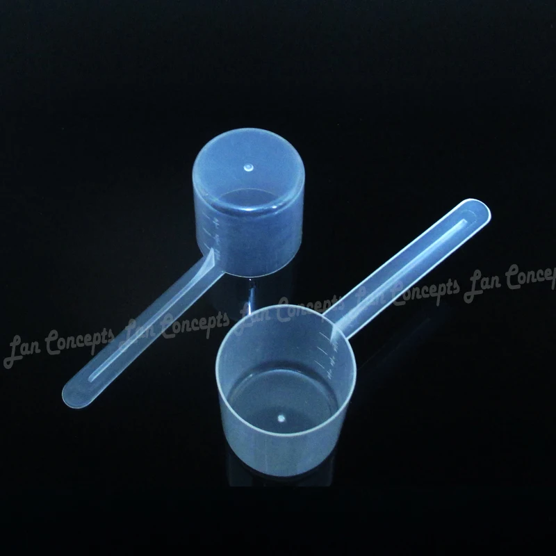 30g plastic measuring scoop small spoon transparent 4