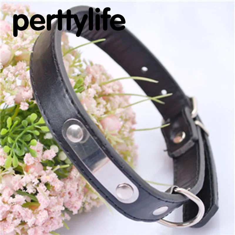 PERTTYLIFE 2017 HIGH SALL Leather Pet Collars Luxury Genuine Leather