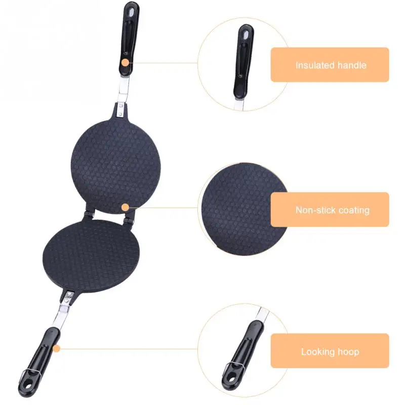 Oeuf Omelette Rouleau cr/ème glac/ée Moule c/ône Fabricant p/âtisserie Rouleau pour Gaufre g/âteau Cuisson-1 GROOMY Moules /à Glace