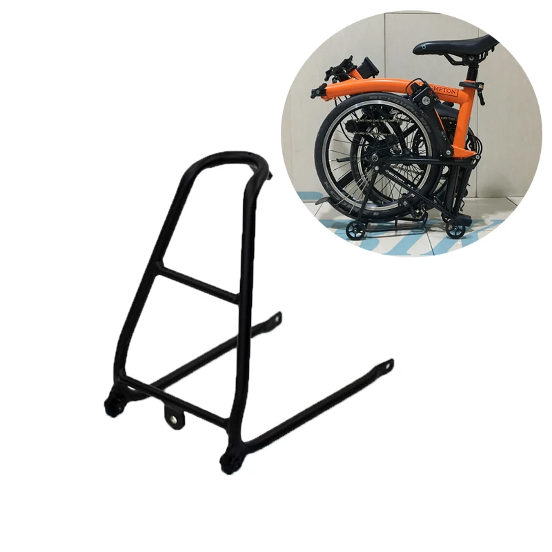 

Bicycle Small Shelf Aluminum Alloy Ultralight Bracket Rear Rack Mini - saving Power Tow Small Wheels for Brompton