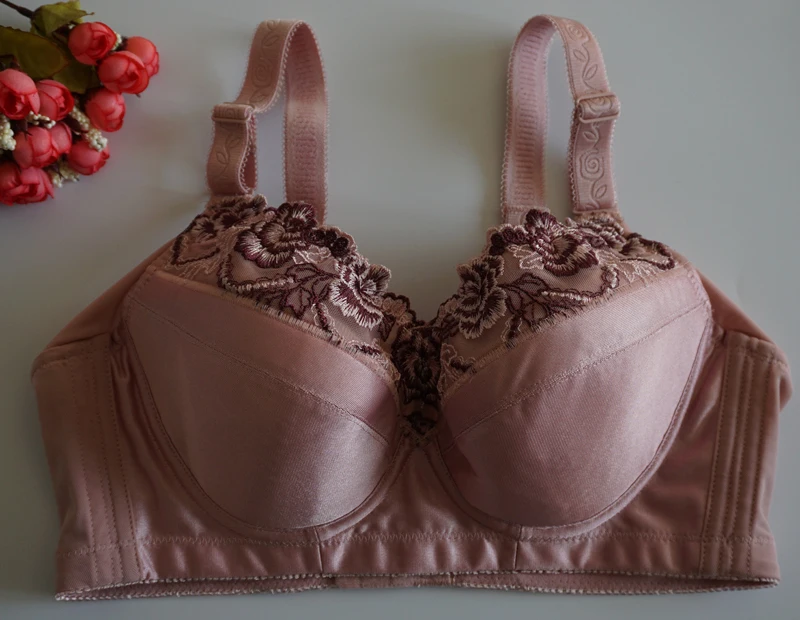 Big Size Push Up Bra Embroidery Lace Women Intimates Big Size Full B C