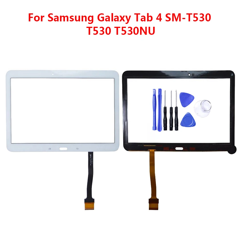 Высококачественная новая белая/черная сенсорная панель стекло для Samsung Tab 4 SM T530