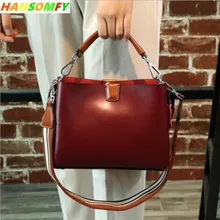 Новые женские сумки из воловьей кожи, роскошные модные женские сумки из натуральной кожи с широким плечевым ремнем, высококачественные сумки-мессенджеры