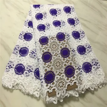 

African cord Lace Fabric Hot Sell New Arrival African Cord Lace Guipure Lace Fabrics High Quality free shipping HJ1258-1