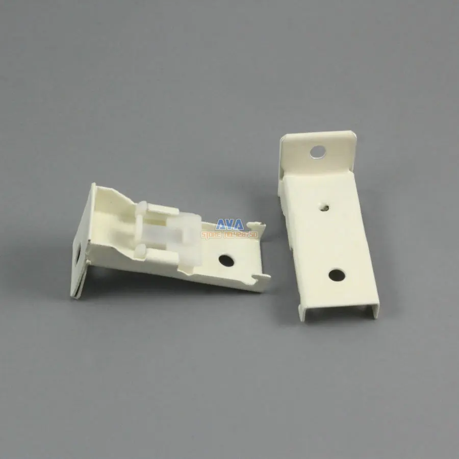 20 Pieces L Shape Curtain Track Bracket Curtain Track Brace 48x20x23mm