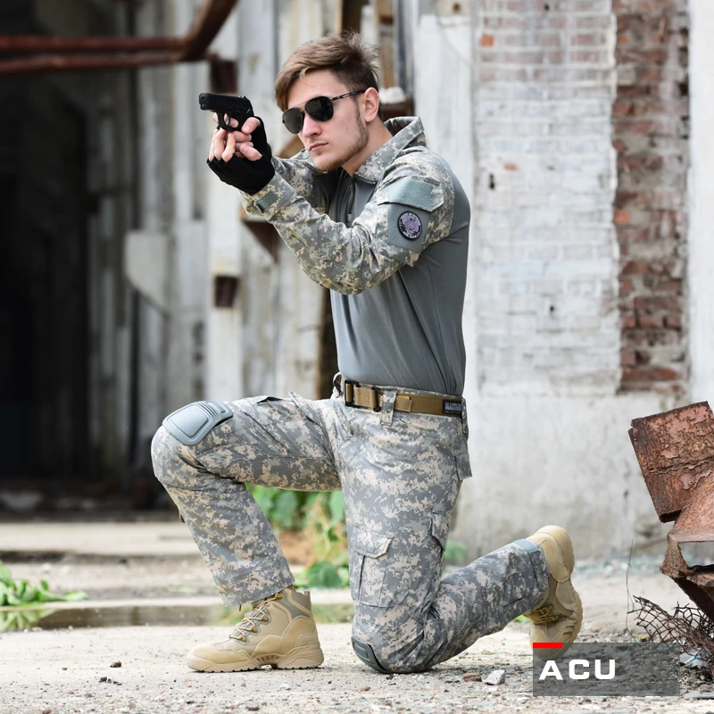 Костюм лягушки Airsoft армии США Военная форма Тактический морской пехоты котики