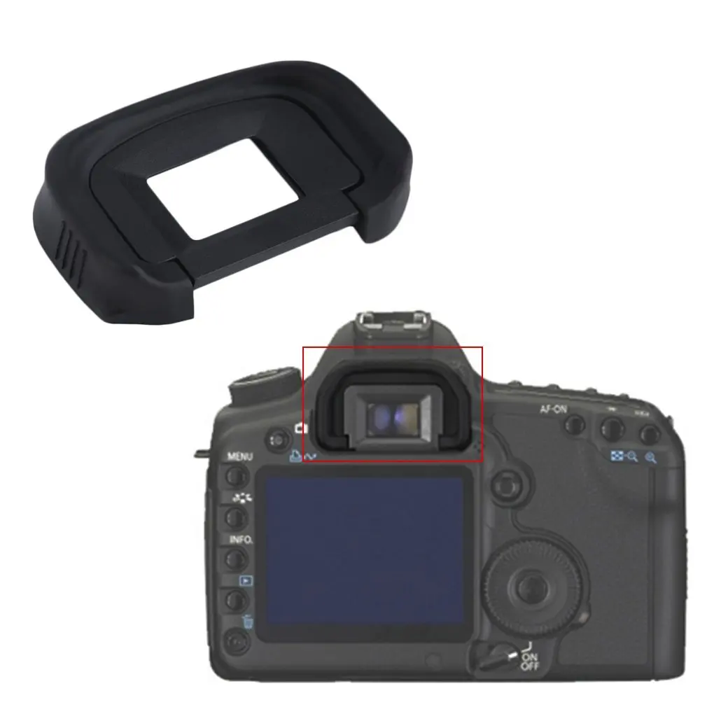 

High Quality Viewfinder Eyepiece Rubber Eyecup EG For Canon EOS 1DS Mark III 5D 7D Camera Protective Case Black
