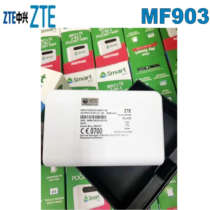 Разблокированная Мобильная точка доступа ZTE MF903 со слотом для SIM карты 150 Мбит/с