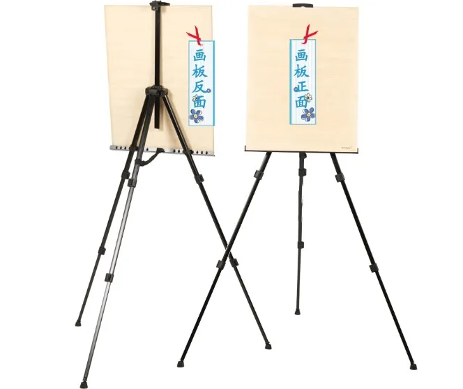 1pcs white aluminium Alloy iron Easel Folding Painting Easel Frame