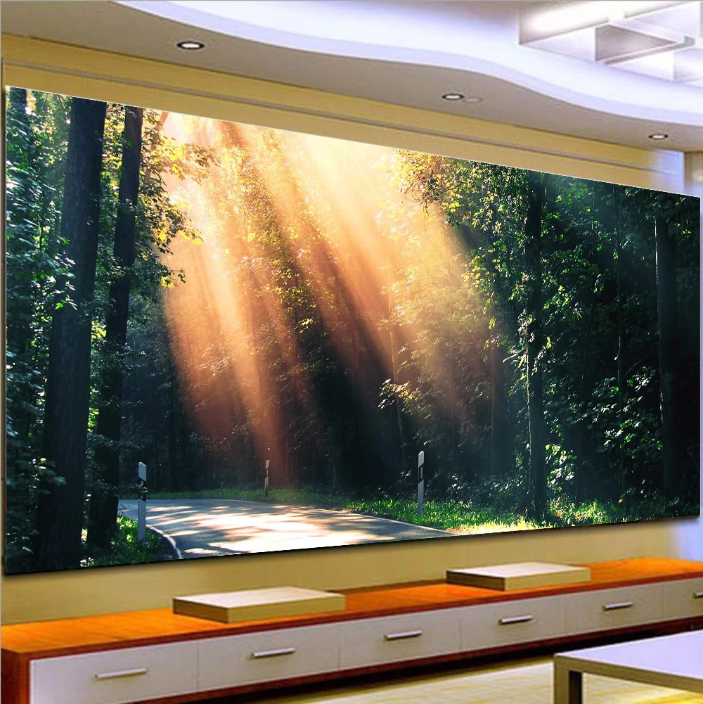 

5D DIY Diamond painting Round drill Full Drill Natural scenery cross stitch kits handmade embroider Wall Decor Wall Art