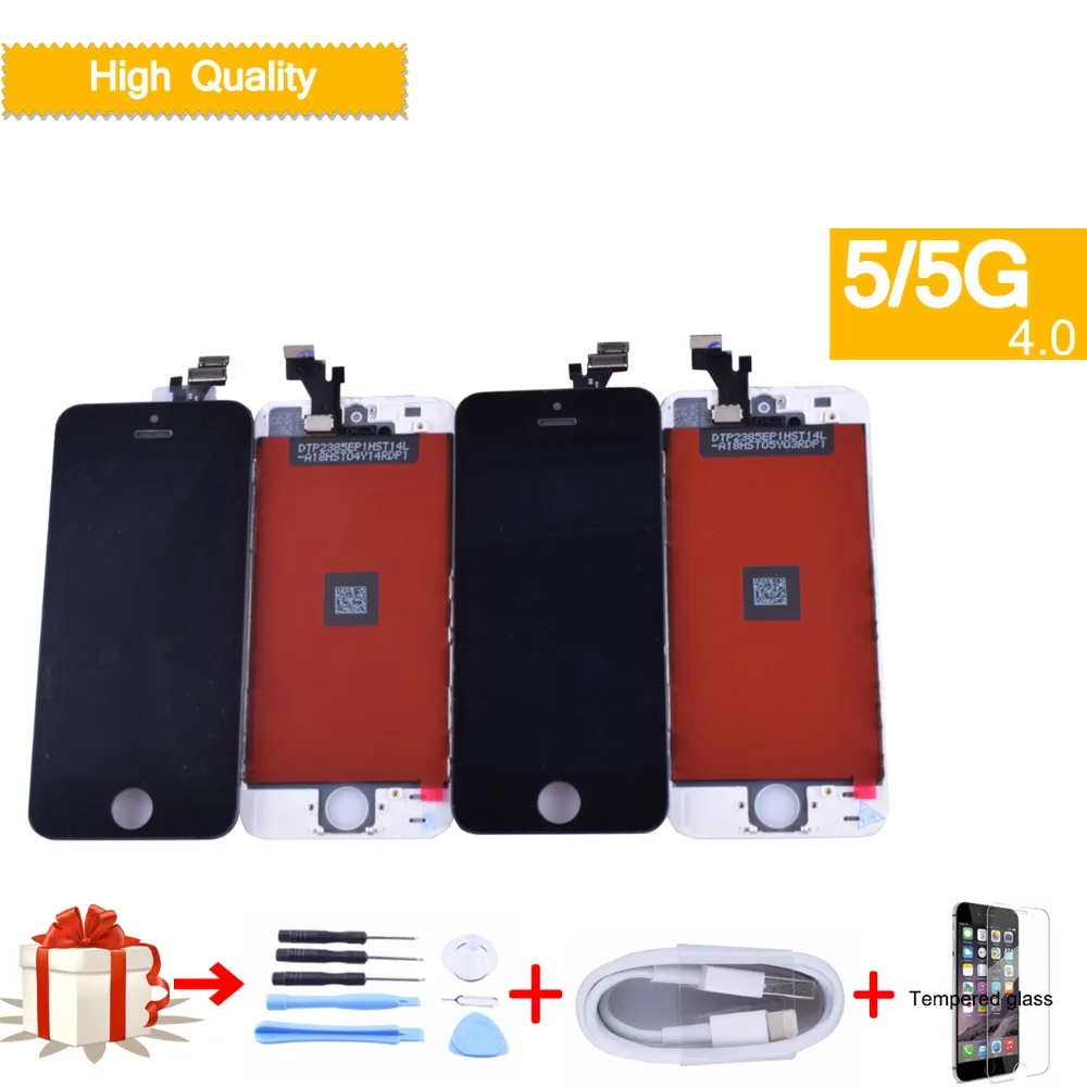 ЖК дисплей для iphone 5 5c с сенсорным экраном и дигитайзером запасной экран в сборе