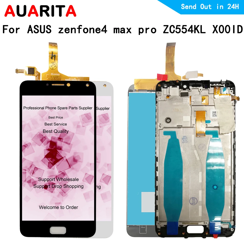 No Dead Pixel Lcd Display For Asus Zenfone 4 Max Pro Zc554kl X00id Touch Panel Front Glass Screen Digitizer With Frame Assembly Mobile Phone Lcd Screens Aliexpress