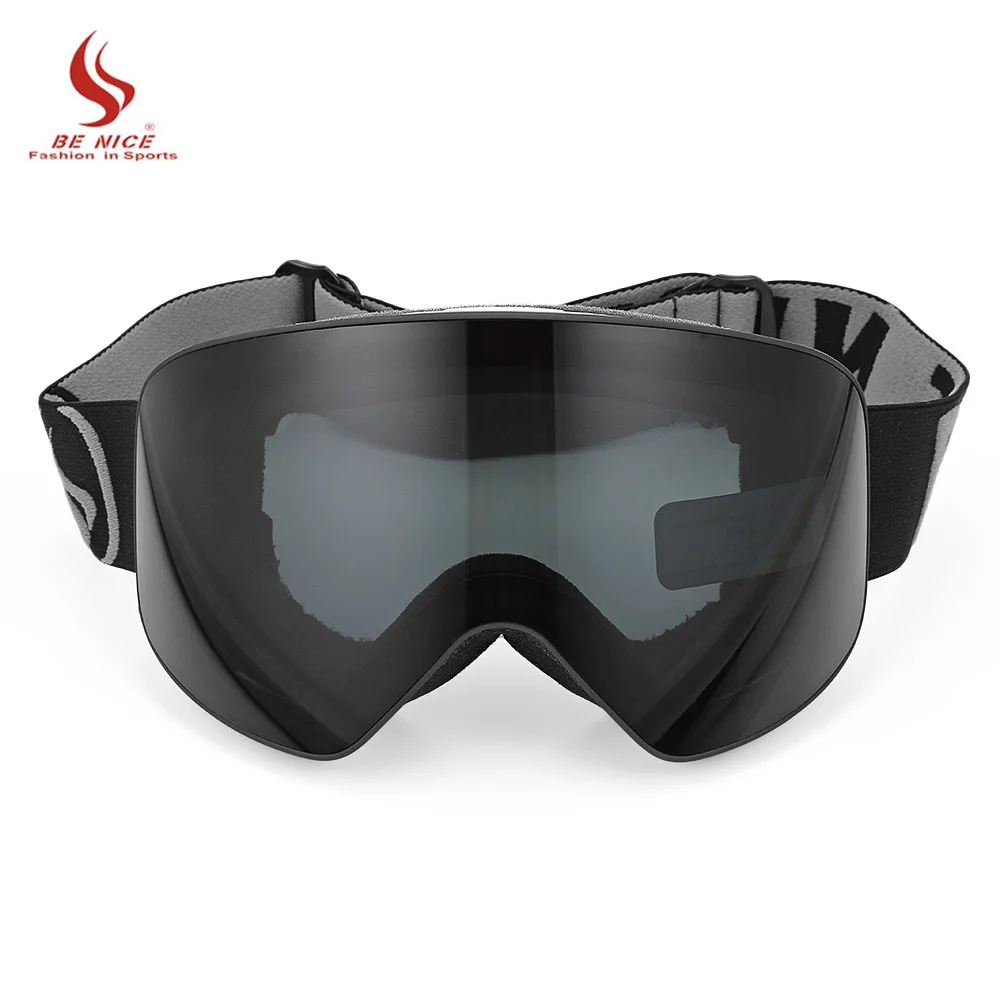 BENICE SNOW 5100 Ski Goggles Double Layers Anti Fog Lens Snowboarding