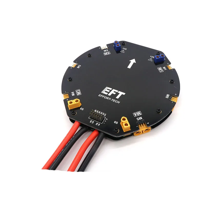 1PC Plant Protection Drone Power Distribution Board V3 12S High Current 480A Distribution Module for Four-axis Six-axis UAV
