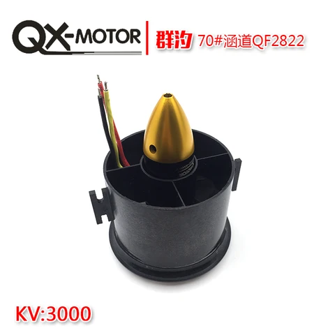 QX MOTOR QX 70mm QF2822 3000KV Brushless Motor EDF Ducted 6 Rotor Fan Motor Balance Tested for Jet RC AirPlane F22136 QX MOTOR QX 70mm QF2822 3000KV Brushless Motor EDF Ducted 6 Rotor Fan Motor Balance Tested for Jet RC AirPlane F22136