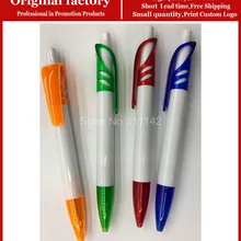 Дешевая цена пластиковые щелчок мяч рекламная шариковая ручка с логотипом дешевая пластиковая ручка Распечатать собственный логотип