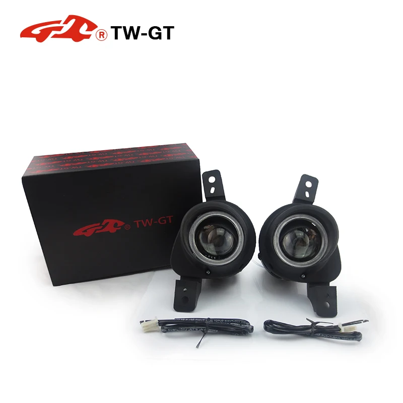 

TW-GT Car-styling DIY 2.5 inch hid bi xenon foglamp projector lens Foglight for LUXGEN U6 2014 2015 2016 Hi/lo H11 bulbs