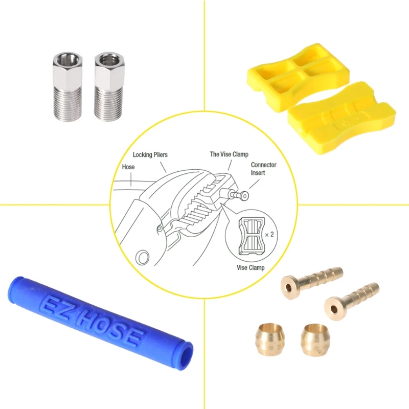Best 1 Set Olive Hose Adapter Bicycle Brake Insert Oil Connect For Shimano BH90 BH59