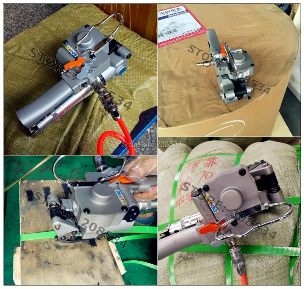 

Pneumatic PET PLASTIC Strapping Tool PET Heat Friction Weld Strapping Bander for 13-19mm Polyester or Polypropylene Strap