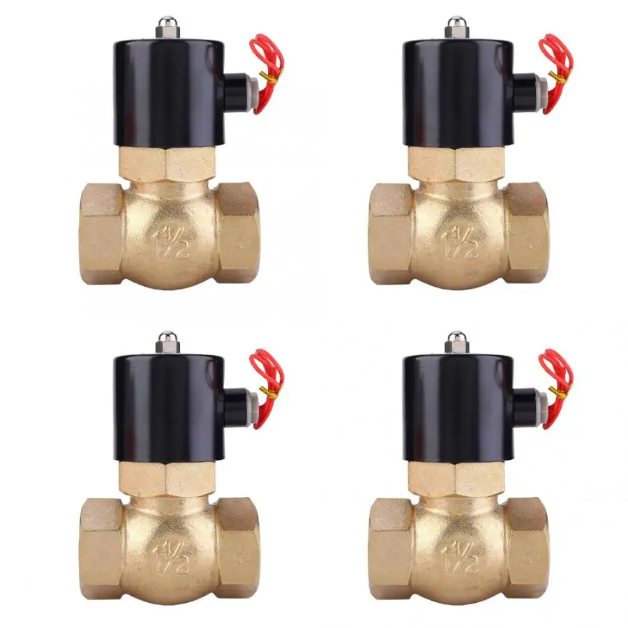 Латунный двухсторонний электромагнитный винт Соленоидный клапан для воздушного водяной кран