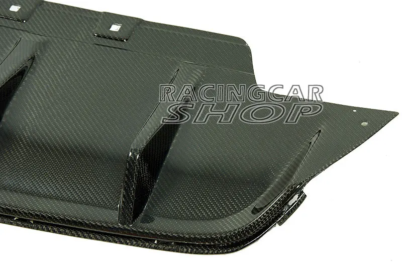 Real Carbon Fiber Rear Diffuser For BMW 6-Series F06 F12 F13 M6 M-Sport Bumper 2014UP