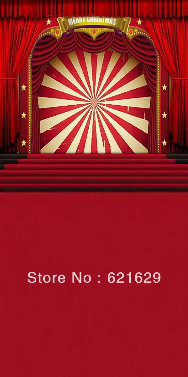 

Christmas stage 10'x20' CP Computer-painted Scenic Photography Background Photo Studio Backdrop HY-CM-1545