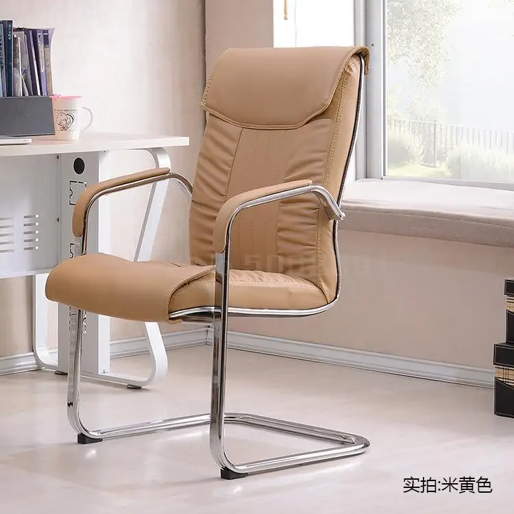 Домашний Офисный Компьютерный стул стальной Конференц-стул Узорчатое кожаное кресло с бантом шахматный маджонг - Цвет: Same as picture10