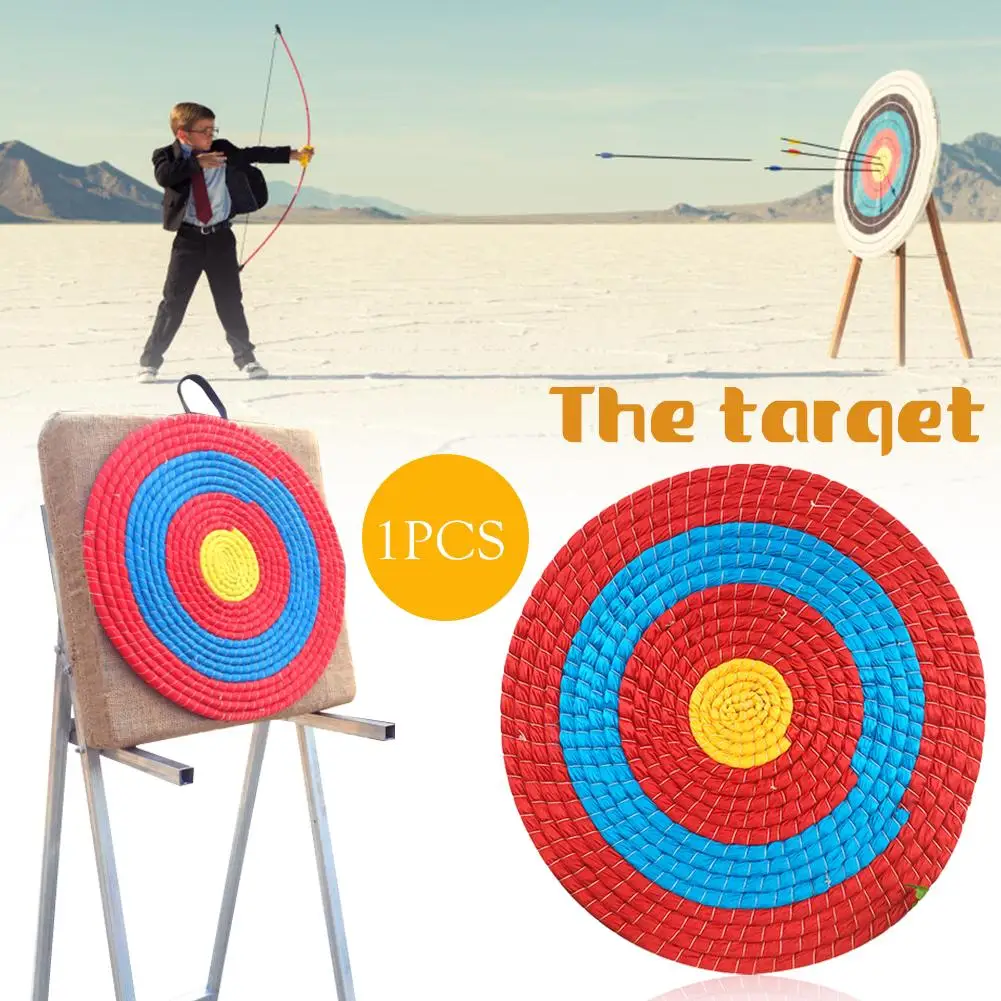

Archery Equipments 50cm 2CM Thickness Outdoor Sports Archery Shooting Bow Straw Arrow Target Single Layer