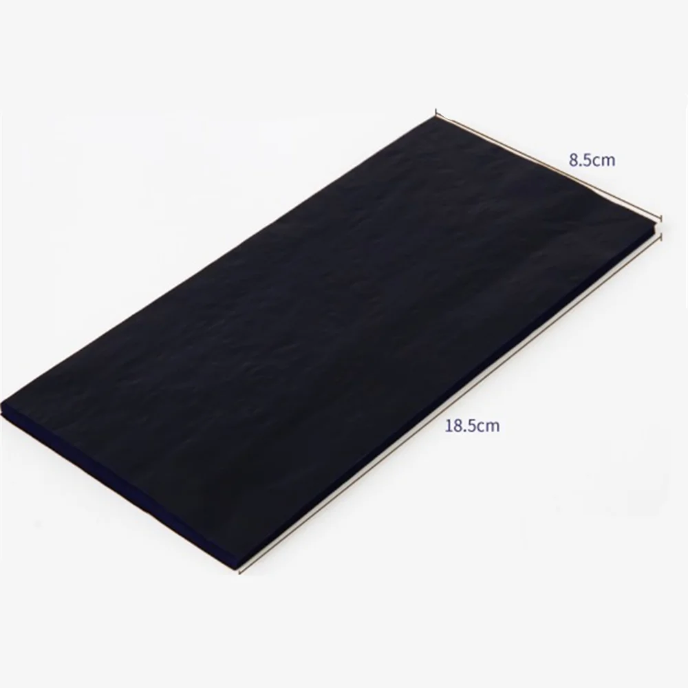 100pcs/box 9370 48K 8.5cmX18.5cm Blue Carbon Stencil Transfer Paper Double Sided Hand Pro Copier Tracing Hectograph Repro