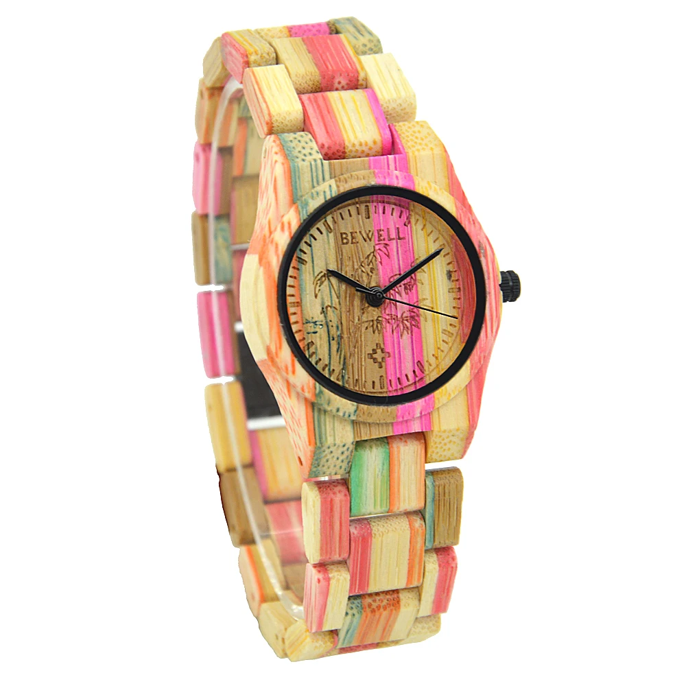 BEWELL WOODEN WATCH