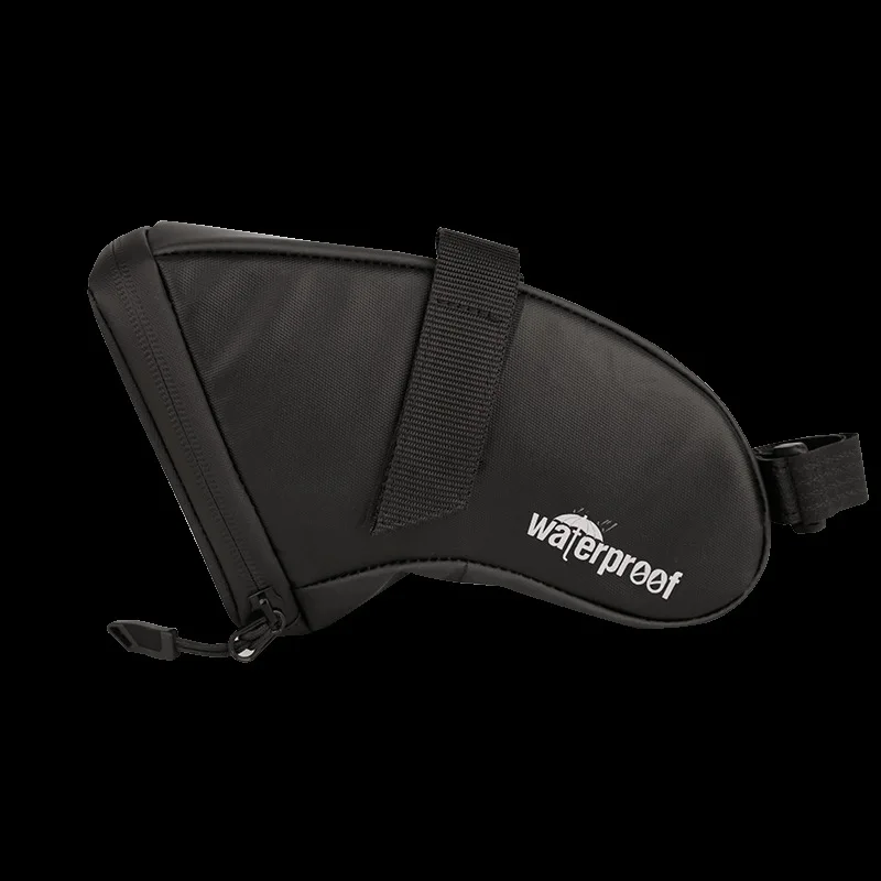 Discount 1L Portable Waterproof Bike Saddle Bag Cycling Seat Pouch MTB Mountain Road Bicycle Tail bags Rear Pannier Cycling equipment 1