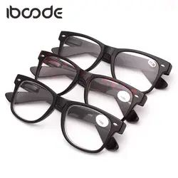 Iboode очки для чтения ультра-легкий унисекс дальнозоркостью очки полный кадр Для женщин Для мужчин для родителей смолы объектив очки + 100 до +