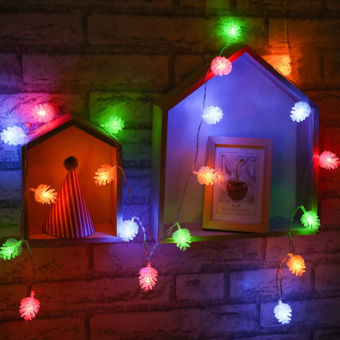 New brand Lovely Christmas lights snowflake lamp 1pc LED Holiday